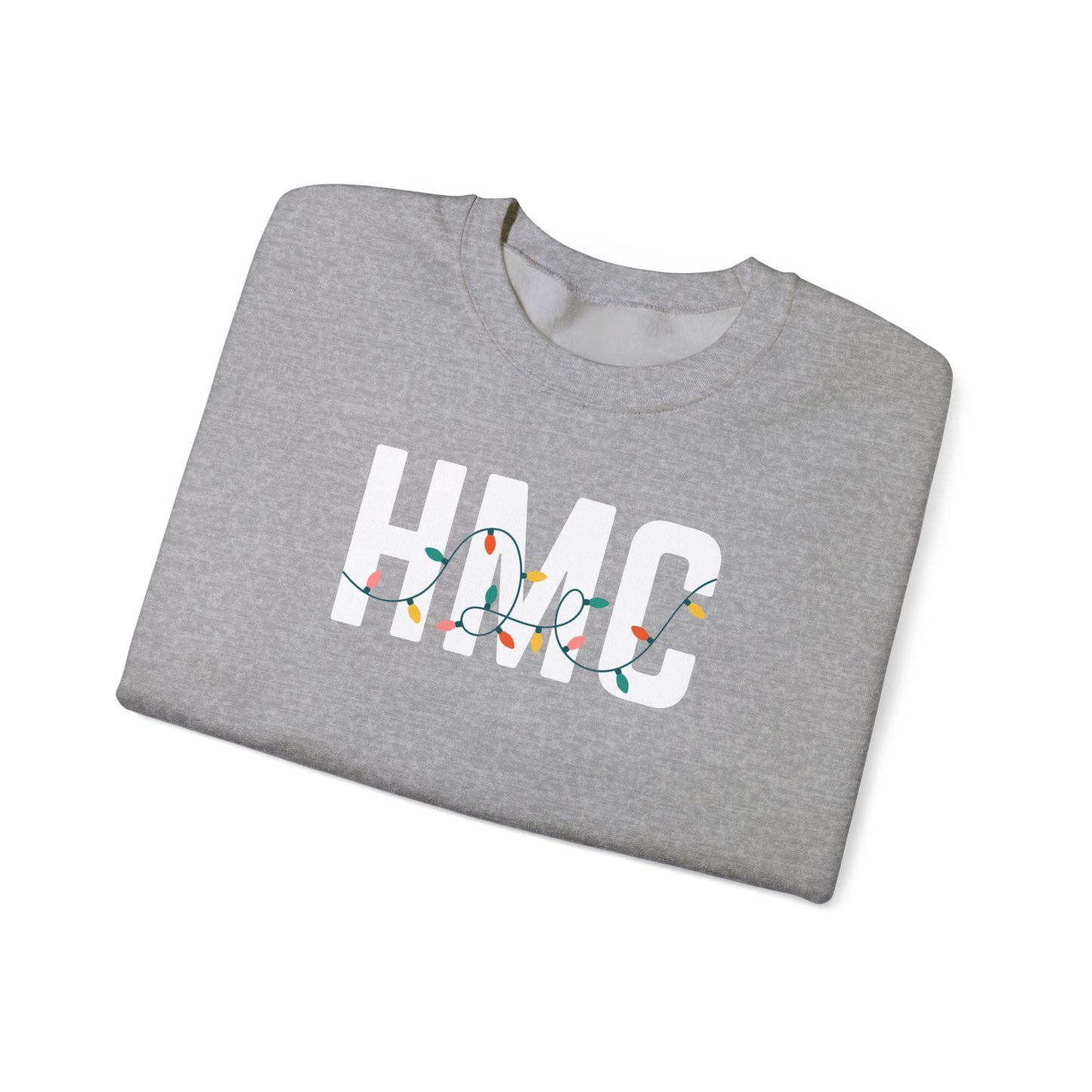 HMC HOLIDAY LIGHTS HEAVY BLEND CREWNECK