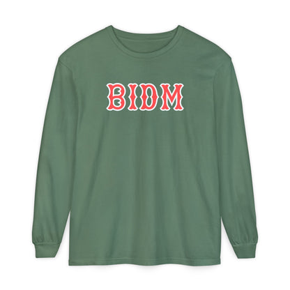 BIDM SOX LETTERS LONG SLEEVE