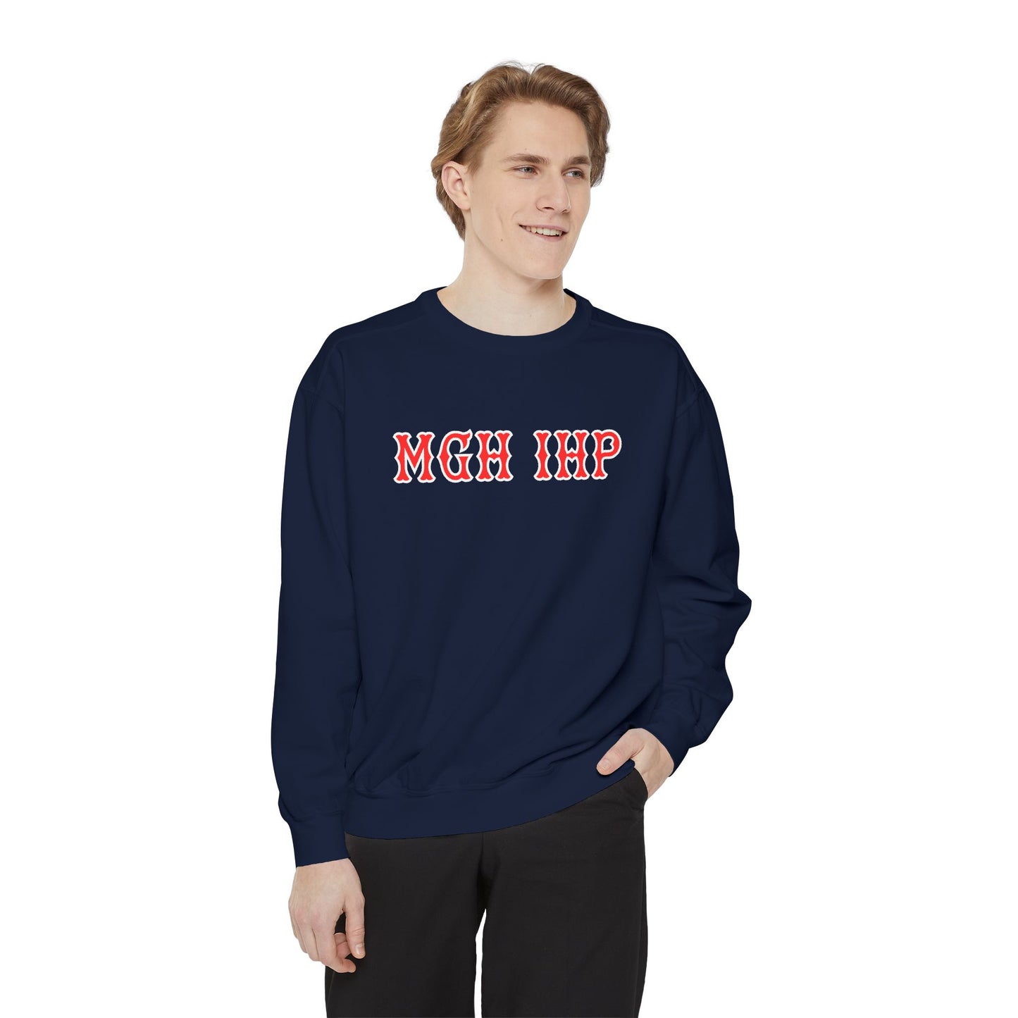 MGH IHP SOX LETTERS COMFORT COLORS CREWNECK