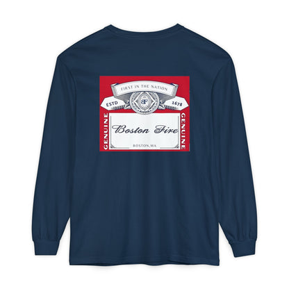 BOSTON FIRE CROWN LABEL LONG SLEEVE