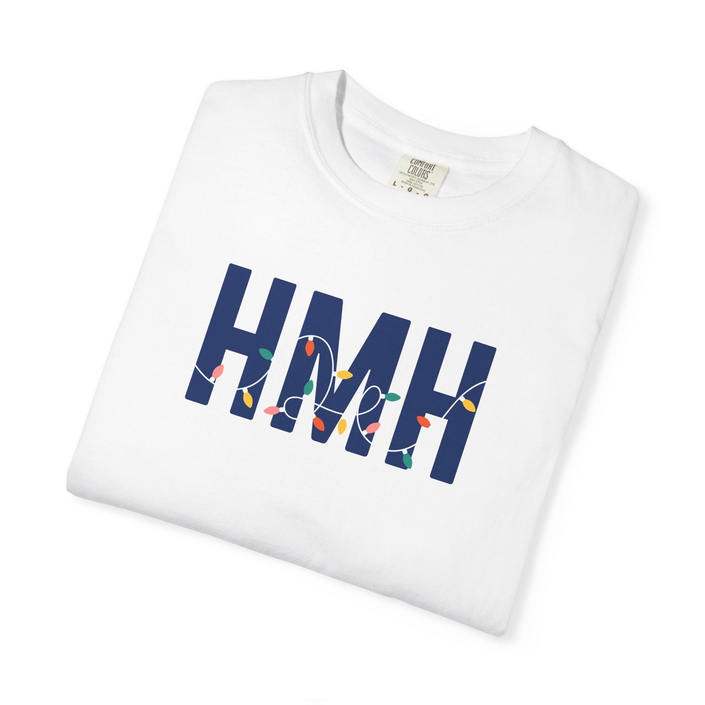 HMH HOLIDAY LIGHTS T-SHIRT - WHITE