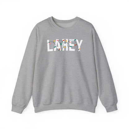 LAHEY HOLIDAY LIGHTS HEAVY BLEND CREWNECK