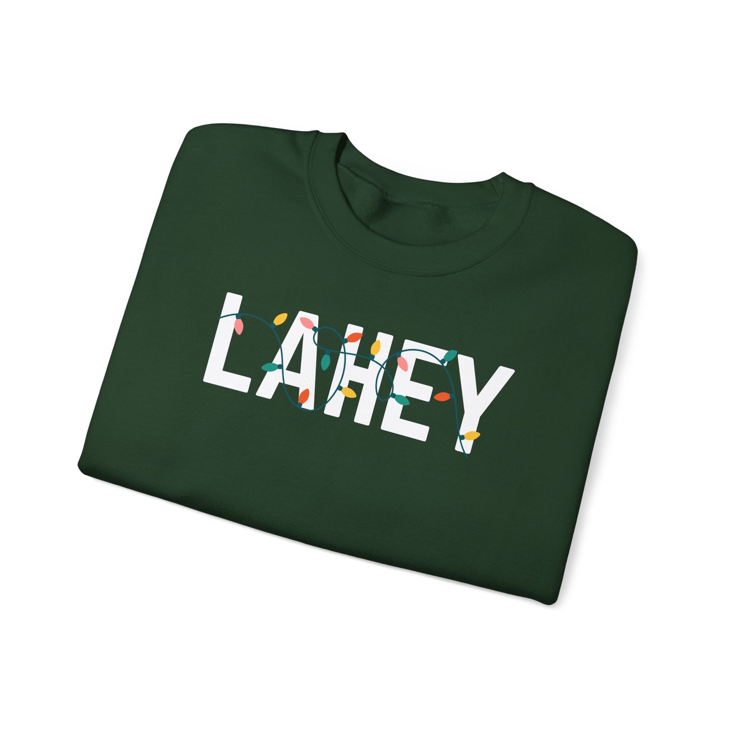 LAHEY HOLIDAY LIGHTS HEAVY BLEND CREWNECK