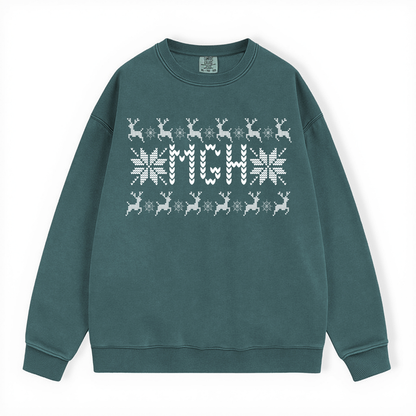 MGH UGLY SWEATER COMFORT COLORS CREWNECK