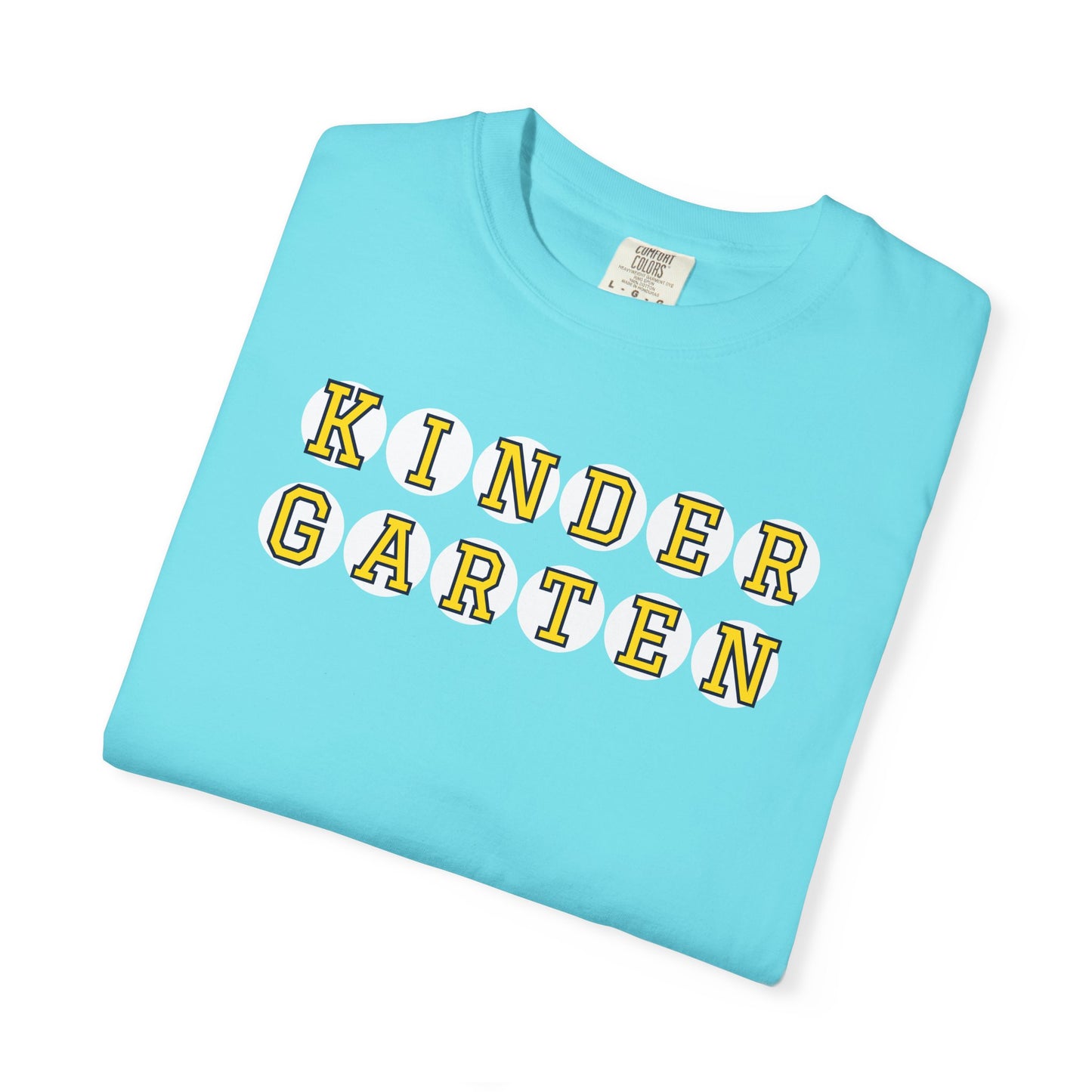 KINDERGARTEN YELLOW PLAYER NUMBER T-SHIRT