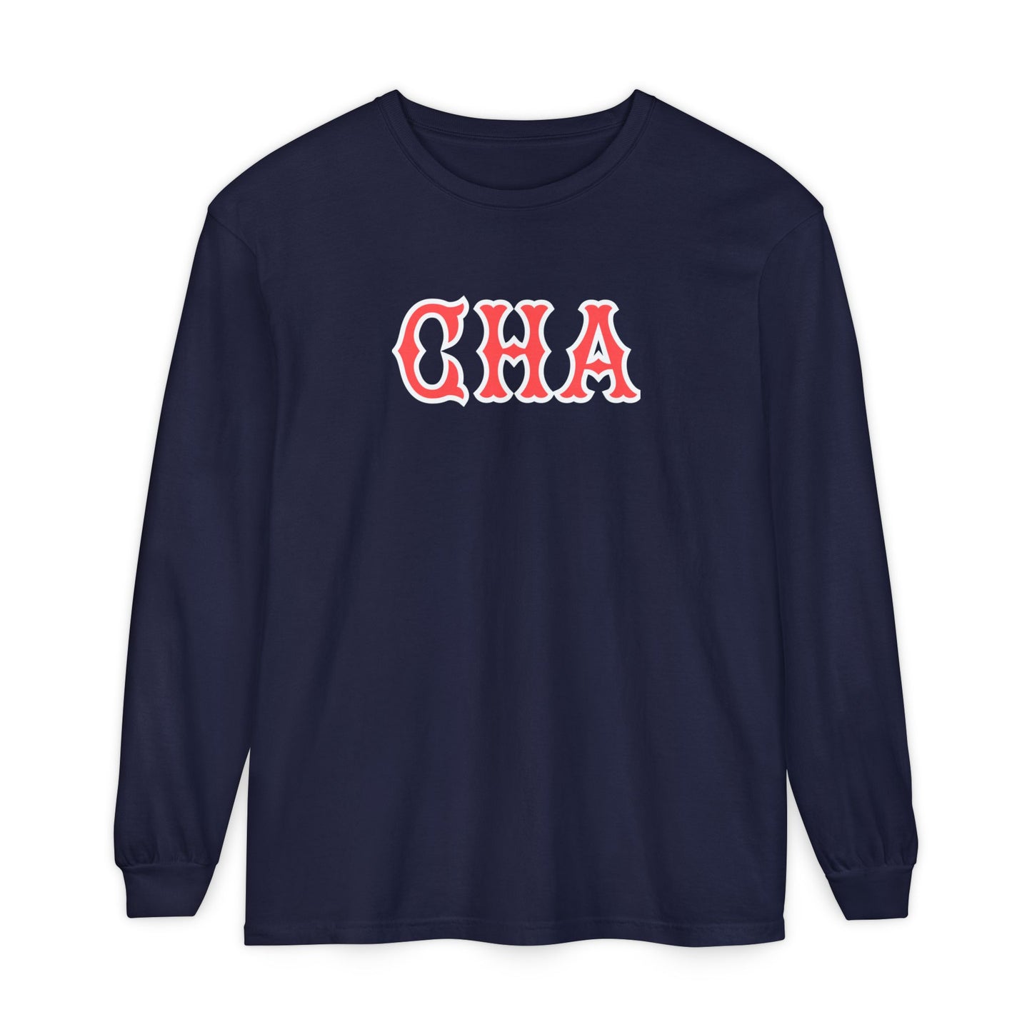 CHA SOX LETTERS LONG SLEEVE