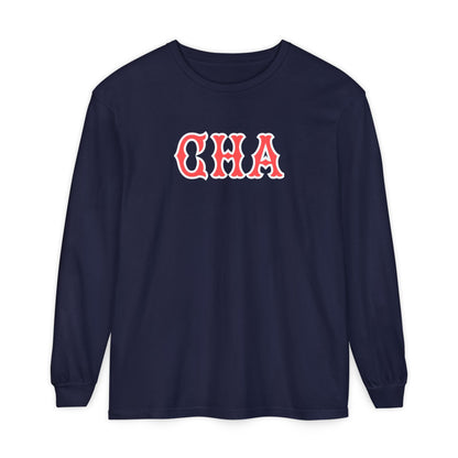 CHA SOX LETTERS LONG SLEEVE