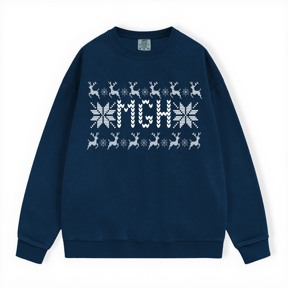 MGH UGLY SWEATER COMFORT COLORS CREWNECK