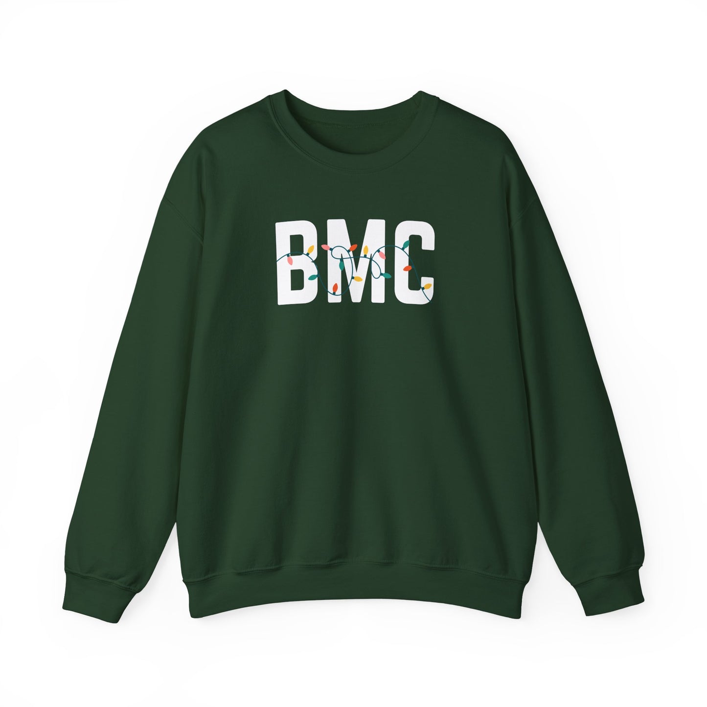 BMC HOLIDAY LIGHTS HEAVY BLEND CREWNECK