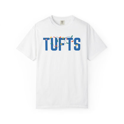 TUFTS HOLIDAY LIGHTS T-SHIRT - WHITE