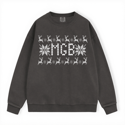 MGB UGLY SWEATER COMFORT COLORS CREWNECK