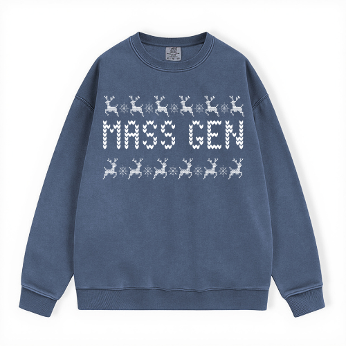 MASS GEN UGLY SWEATER COMFORT COLORS CREWNECK