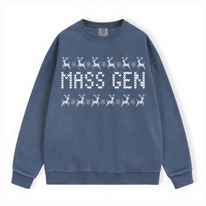 MASS GEN UGLY SWEATER COMFORT COLORS CREWNECK