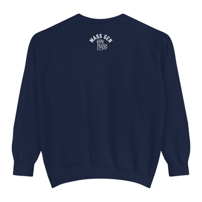 NAVY MGH OUTPATIENT PHARMACY COMFORT COLORS CREWNECK