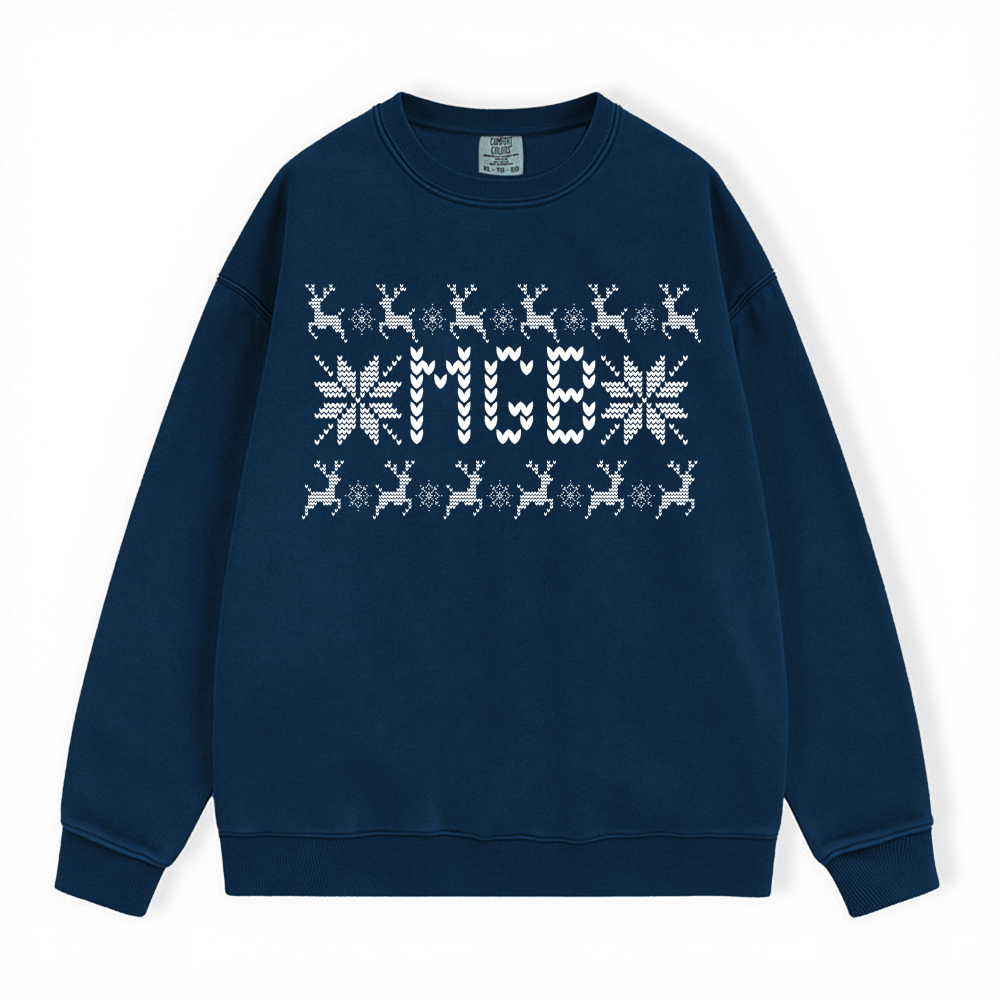 MGB UGLY SWEATER COMFORT COLORS CREWNECK
