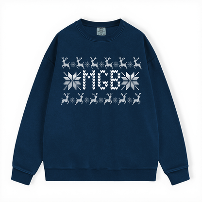 MGB UGLY SWEATER COMFORT COLORS CREWNECK