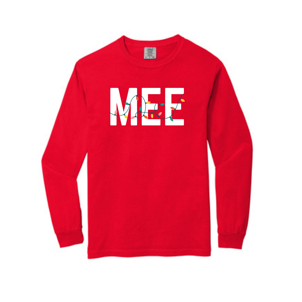 MEE HOLIDAY LIGHTS LONG SLEEVE