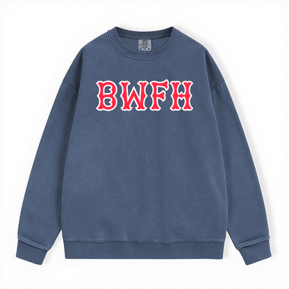 BWFH SOX LETTERS CREWNECK