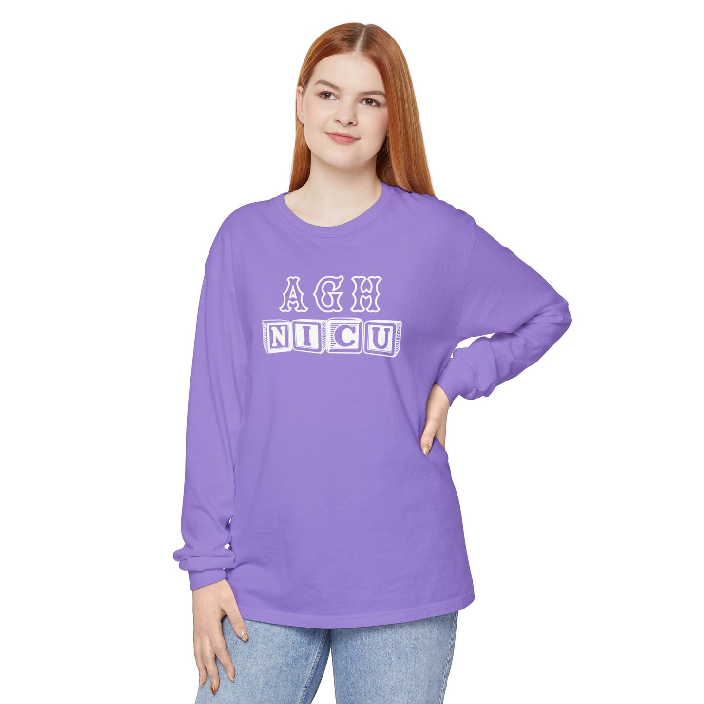 AGH BLOCK LETTERS NICU LONG SLEEVE