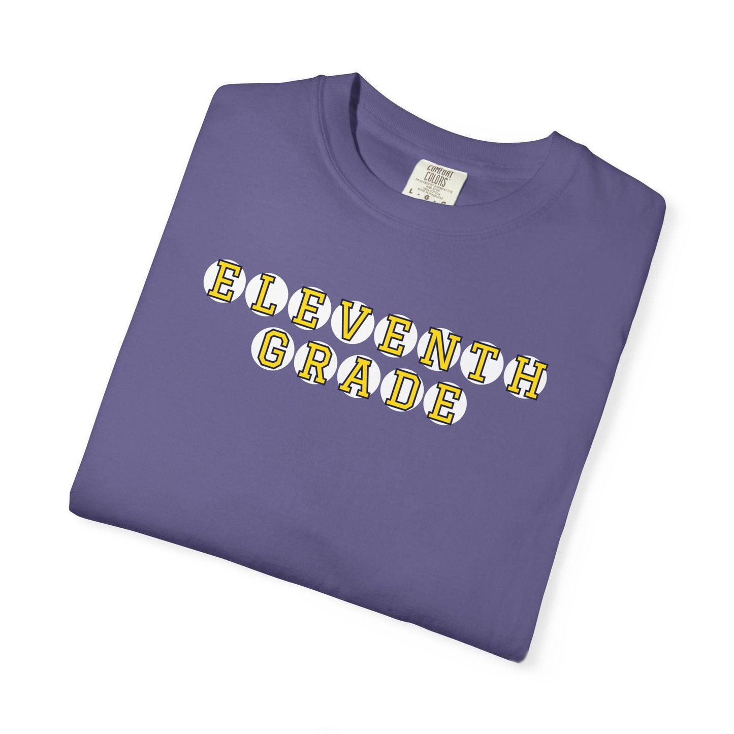 ELEVENTH GRADE YELLOW PLAYER LETTERS T-SHIRT
