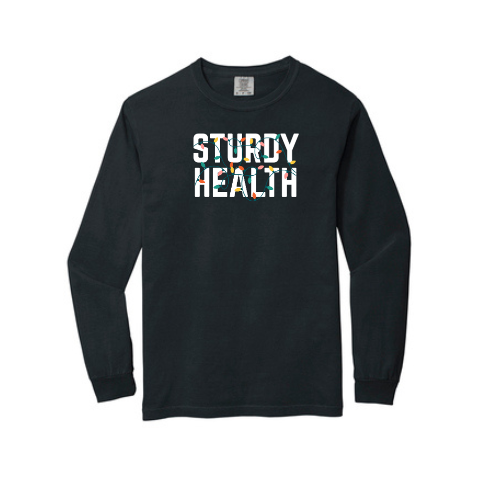 STURDY HEALTH HOLIDAY LIGHTS LONG SLEEVE