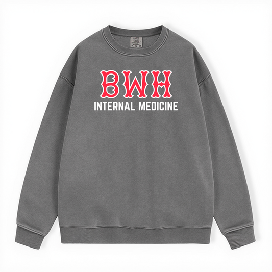BWH INTERNAL MEDICINE COMFORT COLORS CREWNECK