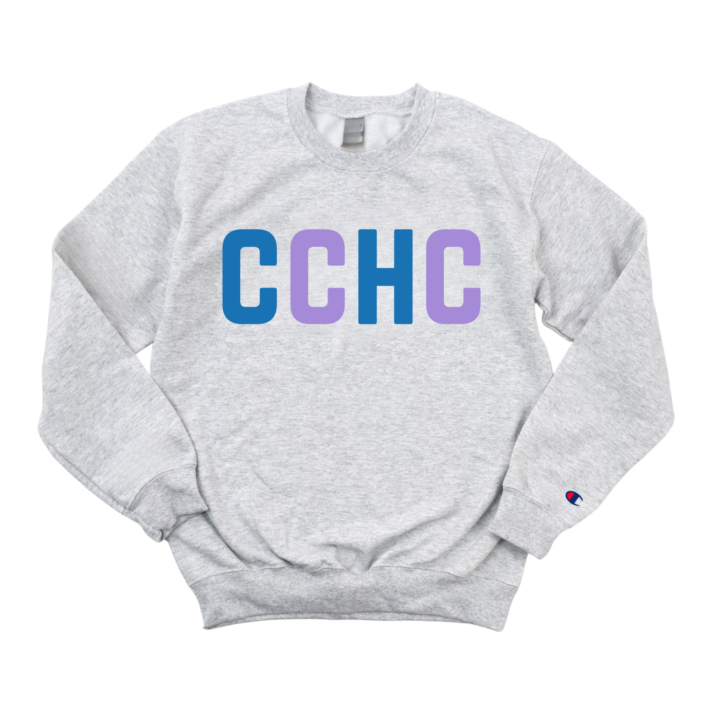 BLUE + LILAC CCHC RN CHAMPION CREWNECK