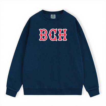 BCH SOX LETTERS CREWNECK
