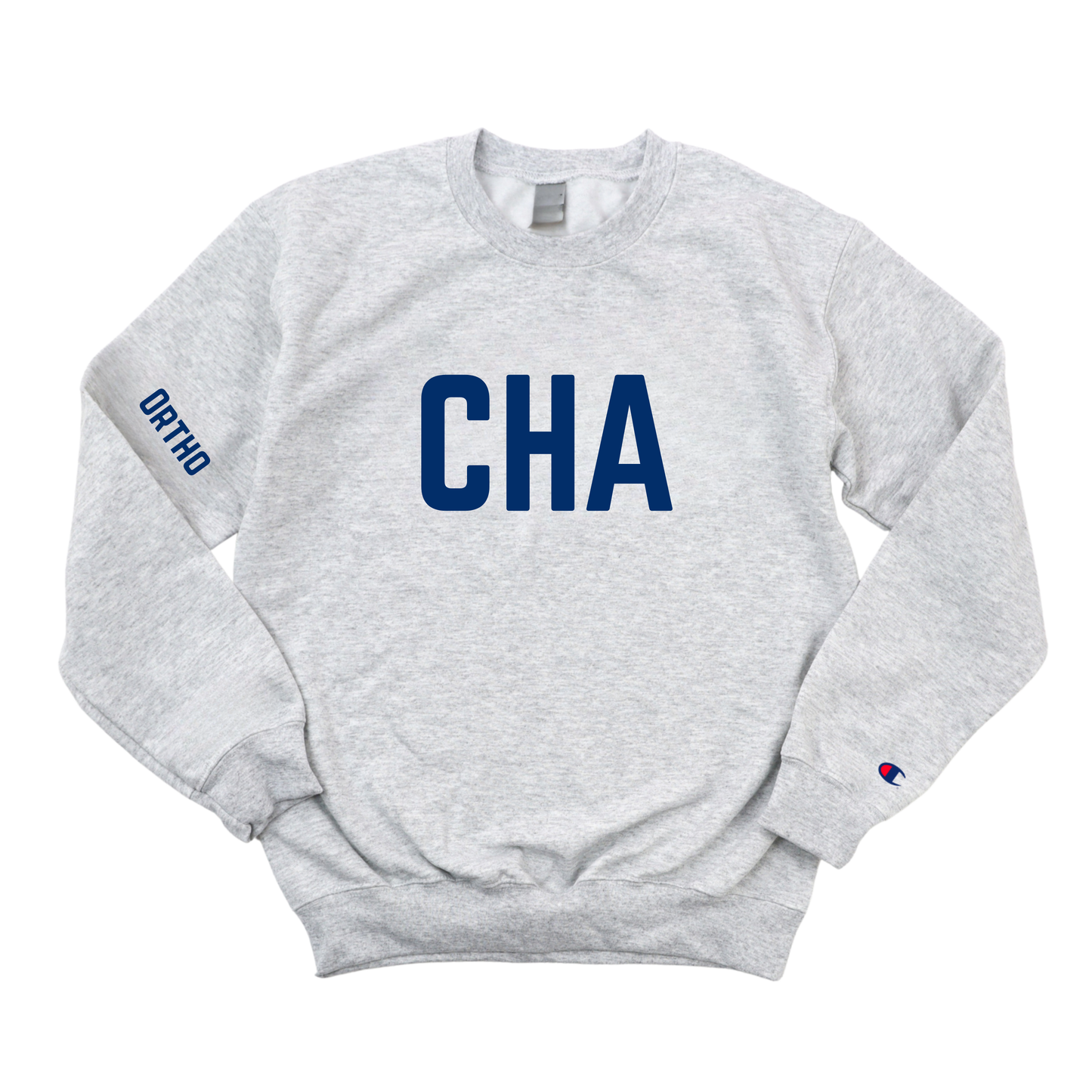 NAVY Cambridge Health Alliance Orthopaedics CHAMPION CREWNECK