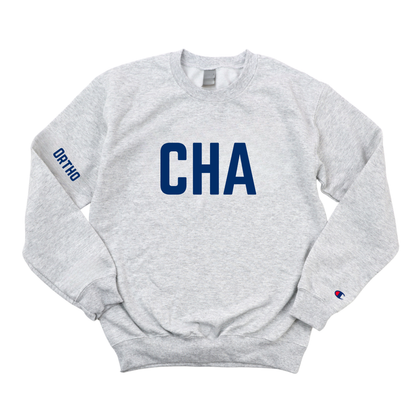 NAVY Cambridge Health Alliance Orthopaedics CHAMPION CREWNECK