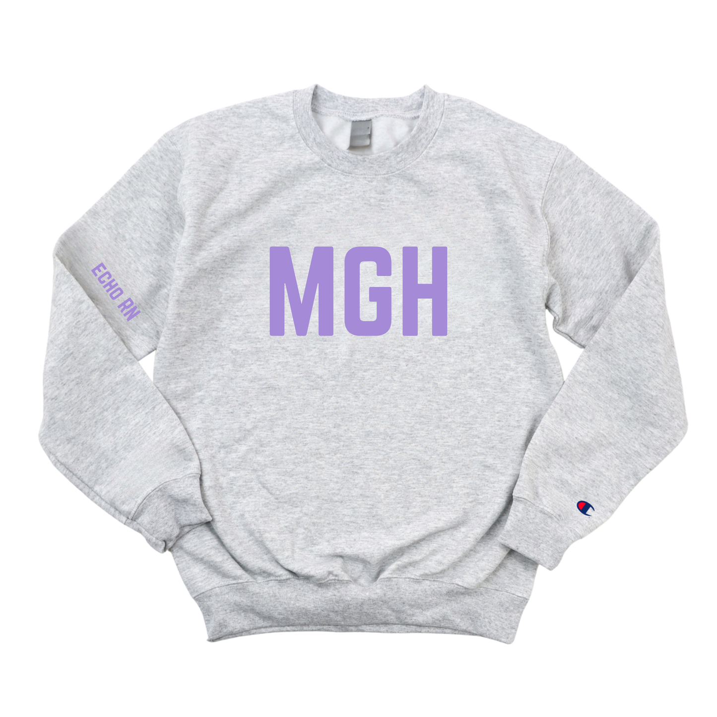 LILAC MGH ECHO RN CHAMPION CREWNECK