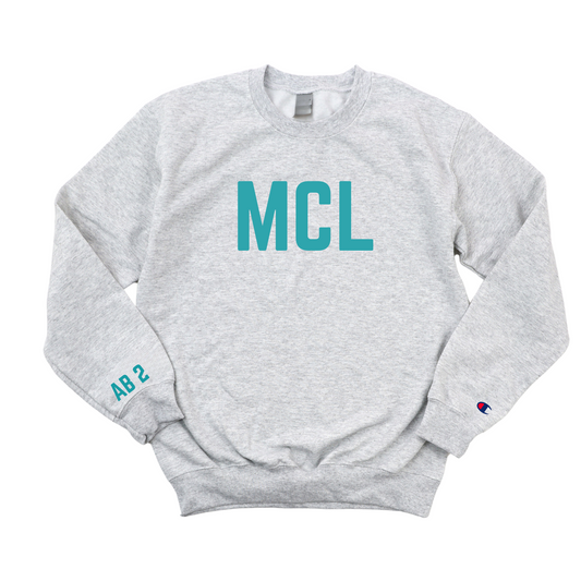 TEAL MCL AB 2 CHAMPION CREWNECK