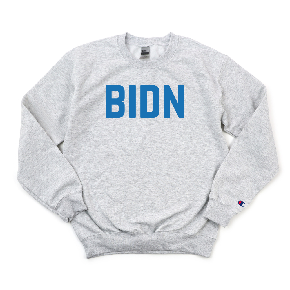 ROYAL BLUE BIDN RN CHAMPION CREWNECK