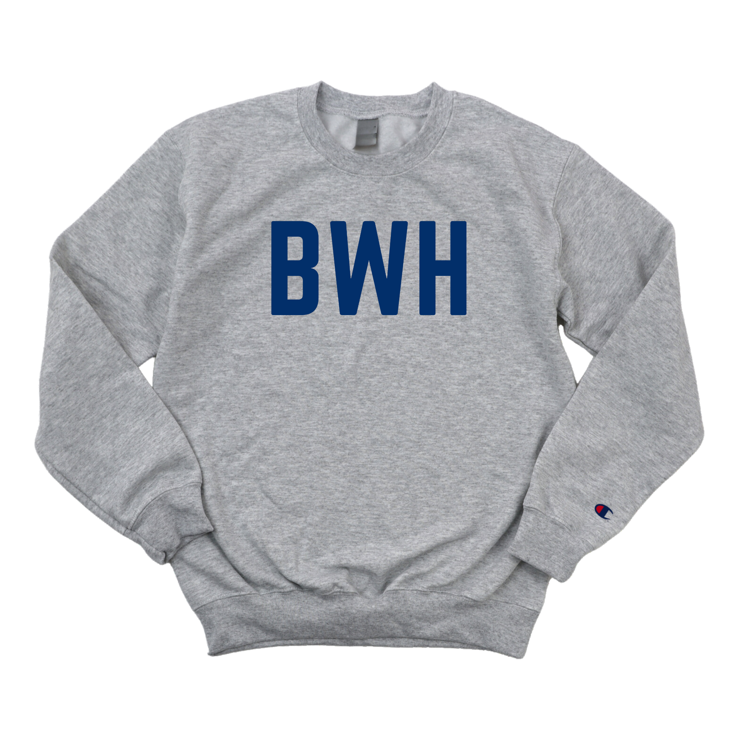 NAVY BWH RN CHAMPION CREWNECK - CLEARANCE