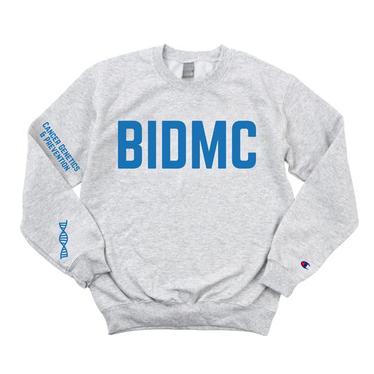 ROYAL BLUE BIDMC CANCER GENETICS CREWNECK