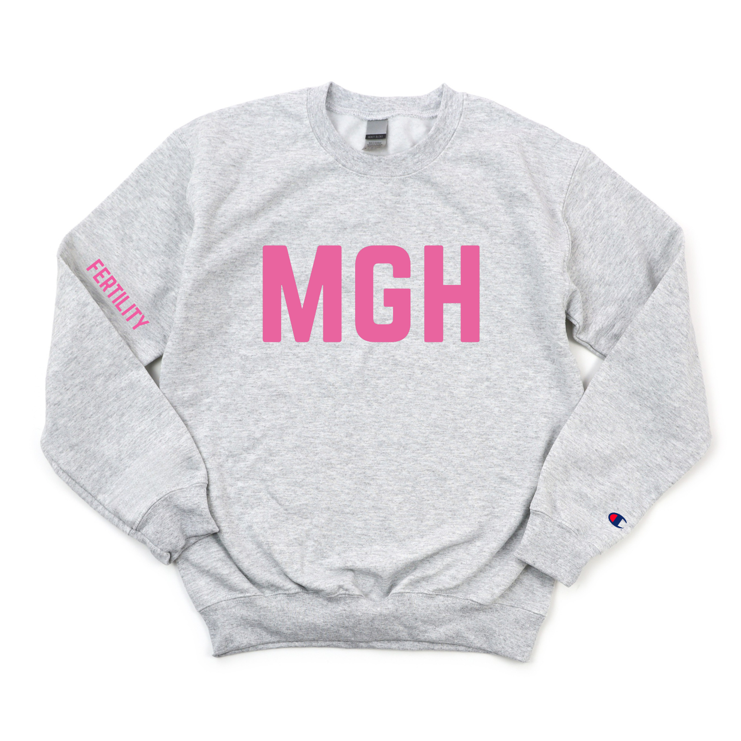 PINK MGH FERTILITY CHAMPION CREWNECK