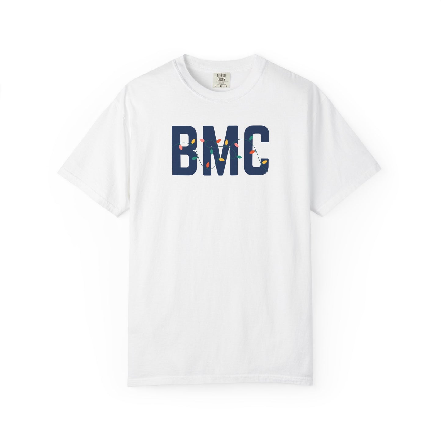 BMC HOLIDAY LIGHTS T-SHIRT - WHITE