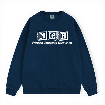 MGH PEDIATRIC EMERGENCY DEPARTMENT COMFORT COLORS CREWNECK