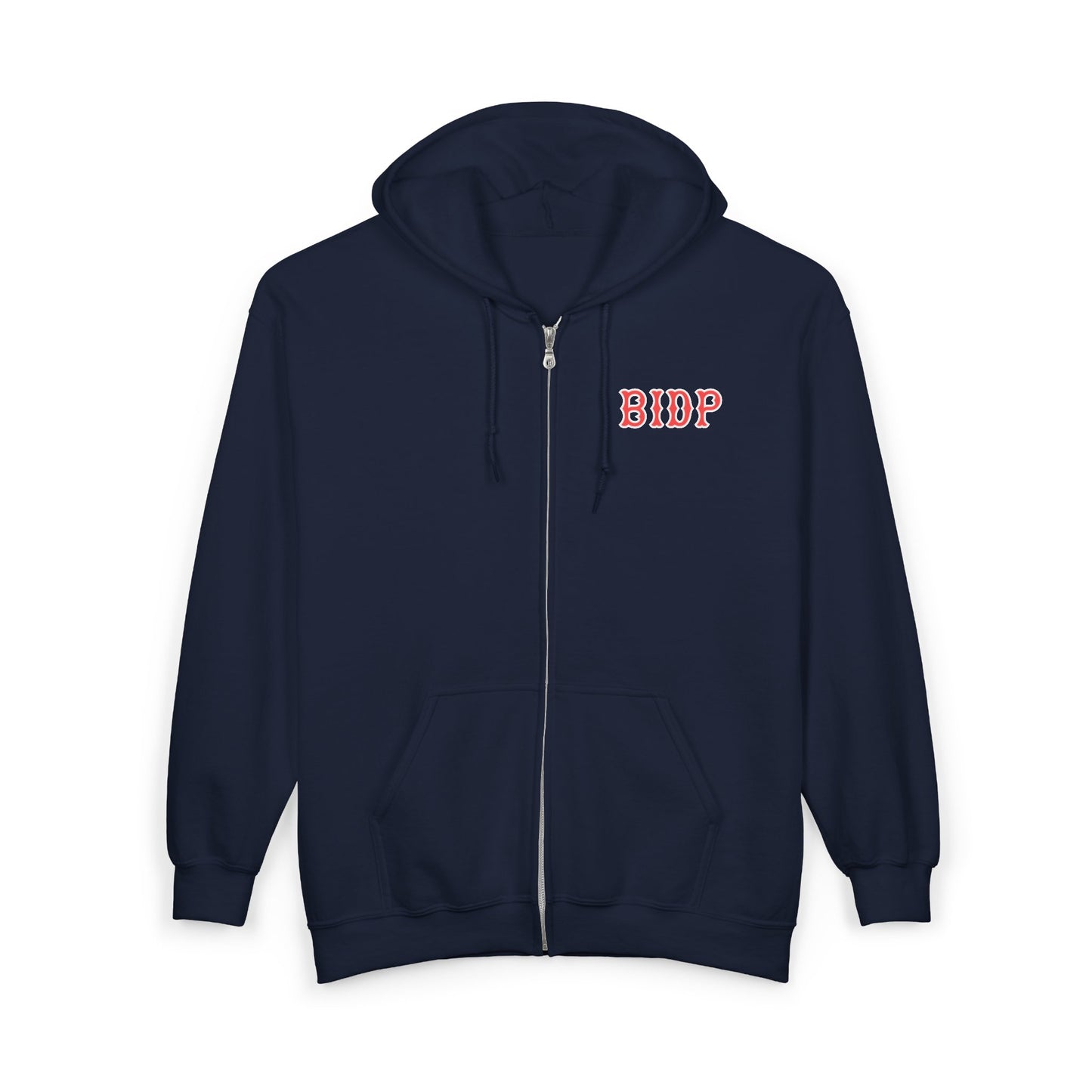 BIDP SOX LETTERS HEAVY BLEND FULL ZIP HOODIE