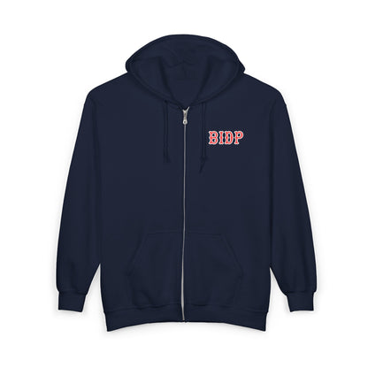 BIDP SOX LETTERS HEAVY BLEND FULL ZIP HOODIE