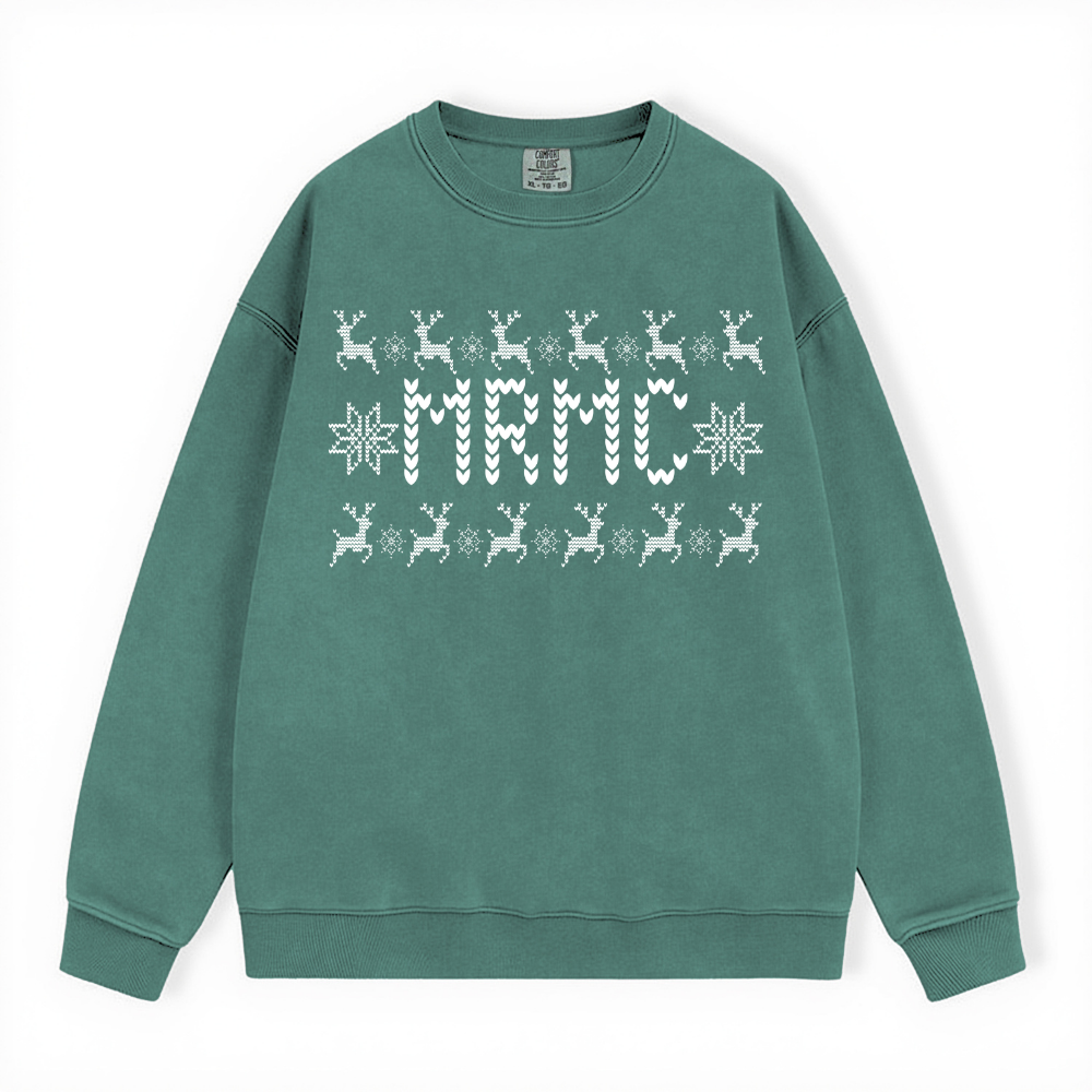 MRMC UGLY SWEATER COMFORT COLORS CREWNECK