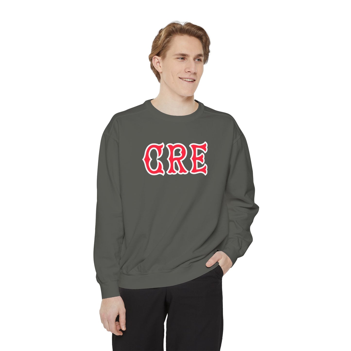 CRE SOX LETTERS CREWNECK