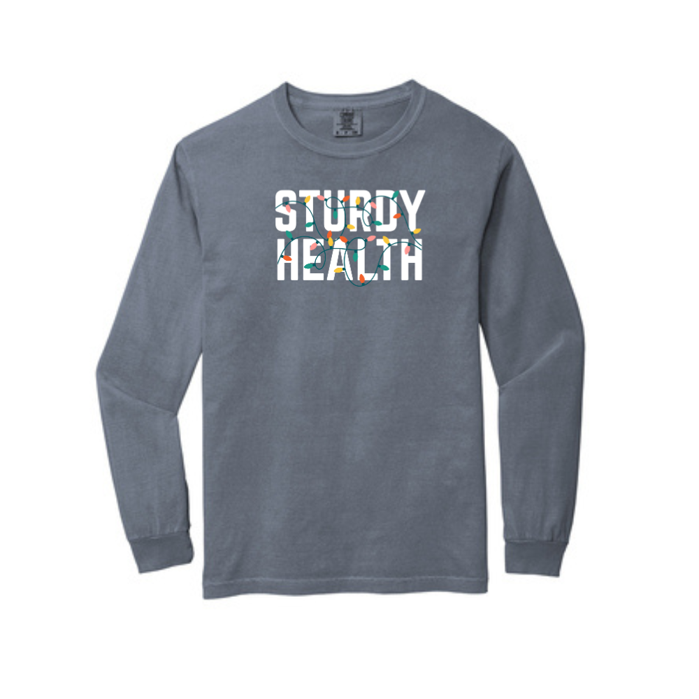 STURDY HEALTH HOLIDAY LIGHTS LONG SLEEVE
