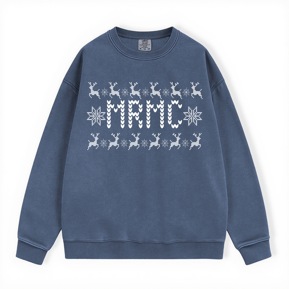 MRMC UGLY SWEATER COMFORT COLORS CREWNECK
