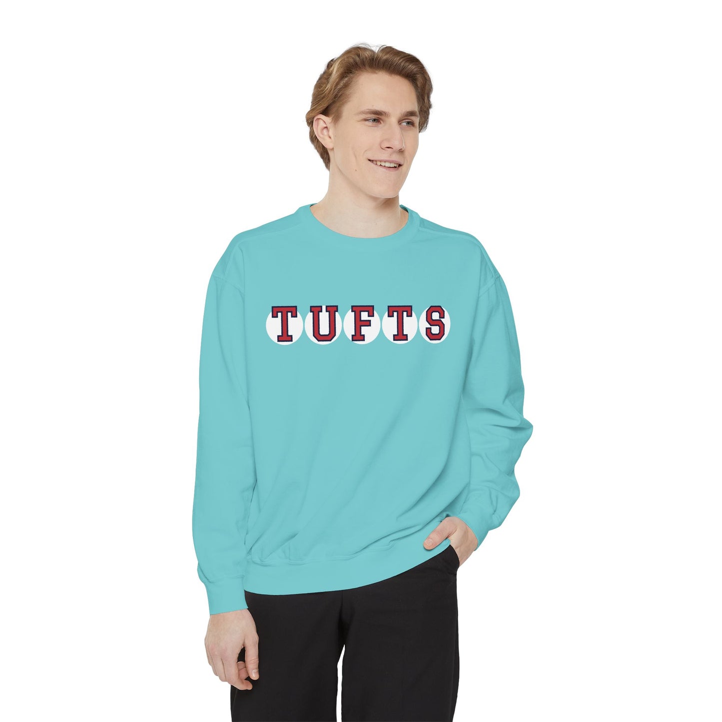 TUFTS RETIRED SOX LETTERS CREWNECK
