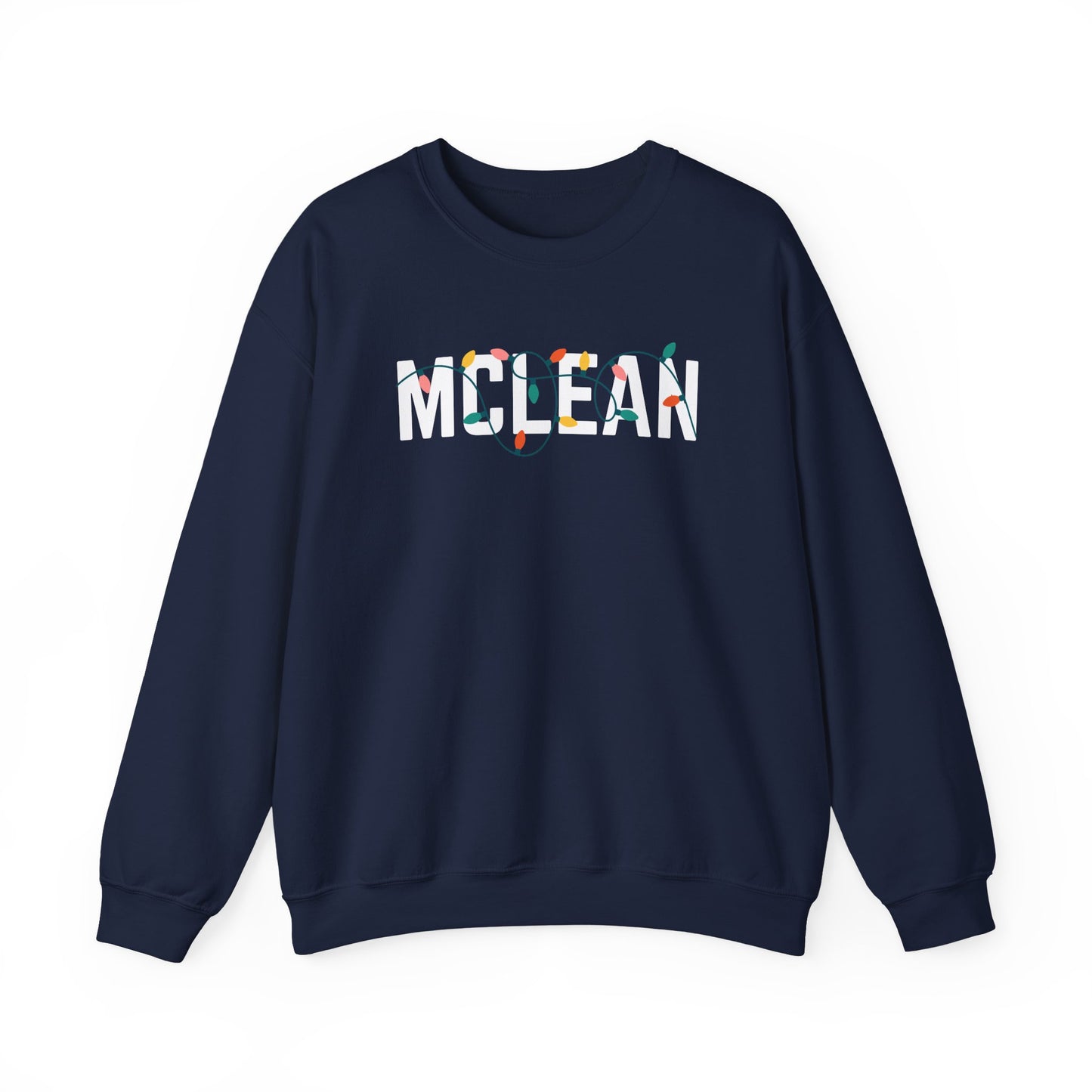 MCLEAN HOLIDAY LIGHTS HEAVY BLEND CREWNECK