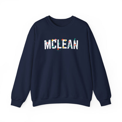 MCLEAN HOLIDAY LIGHTS HEAVY BLEND CREWNECK