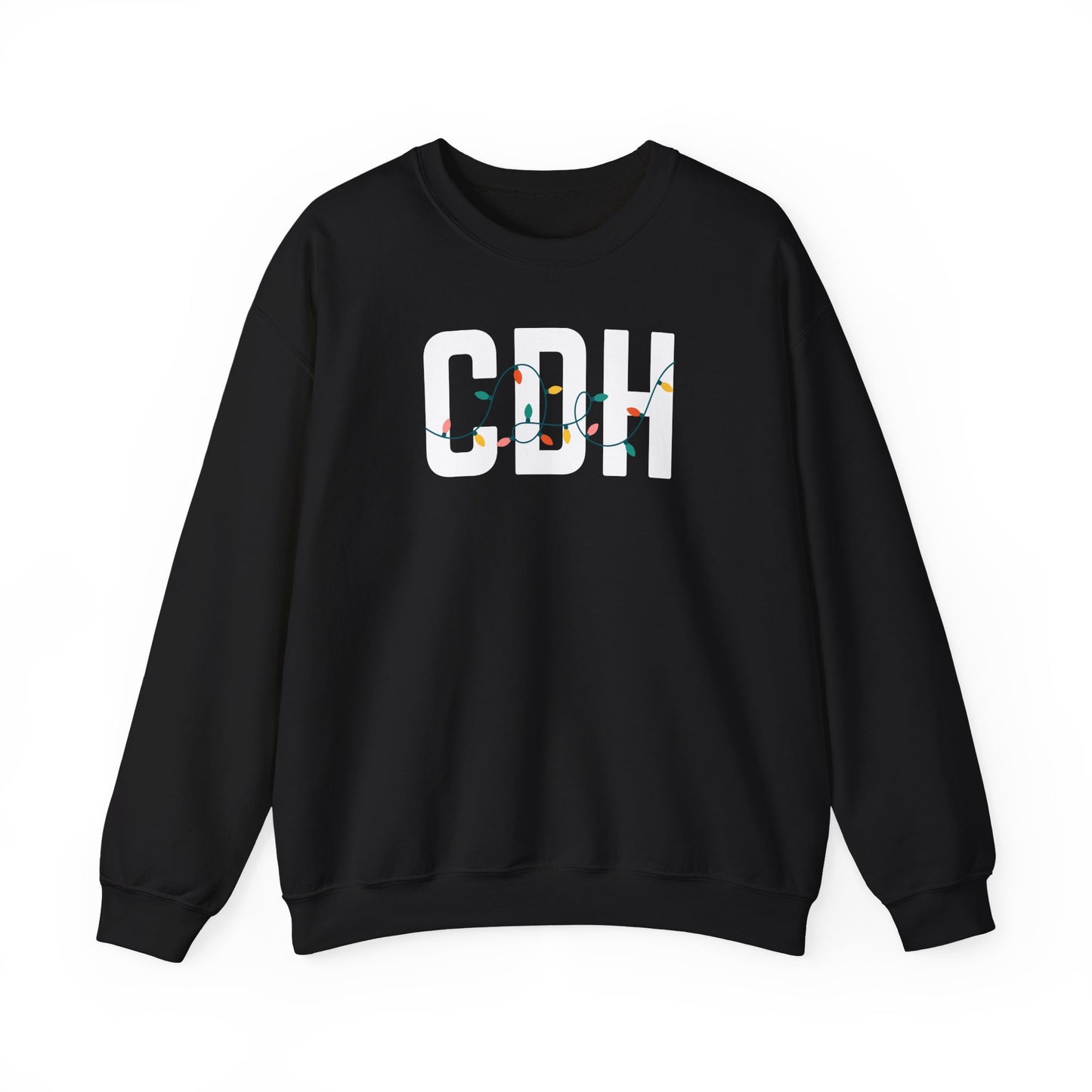 CDH HOLIDAY LIGHTS HEAVY BLEND CREWNECK