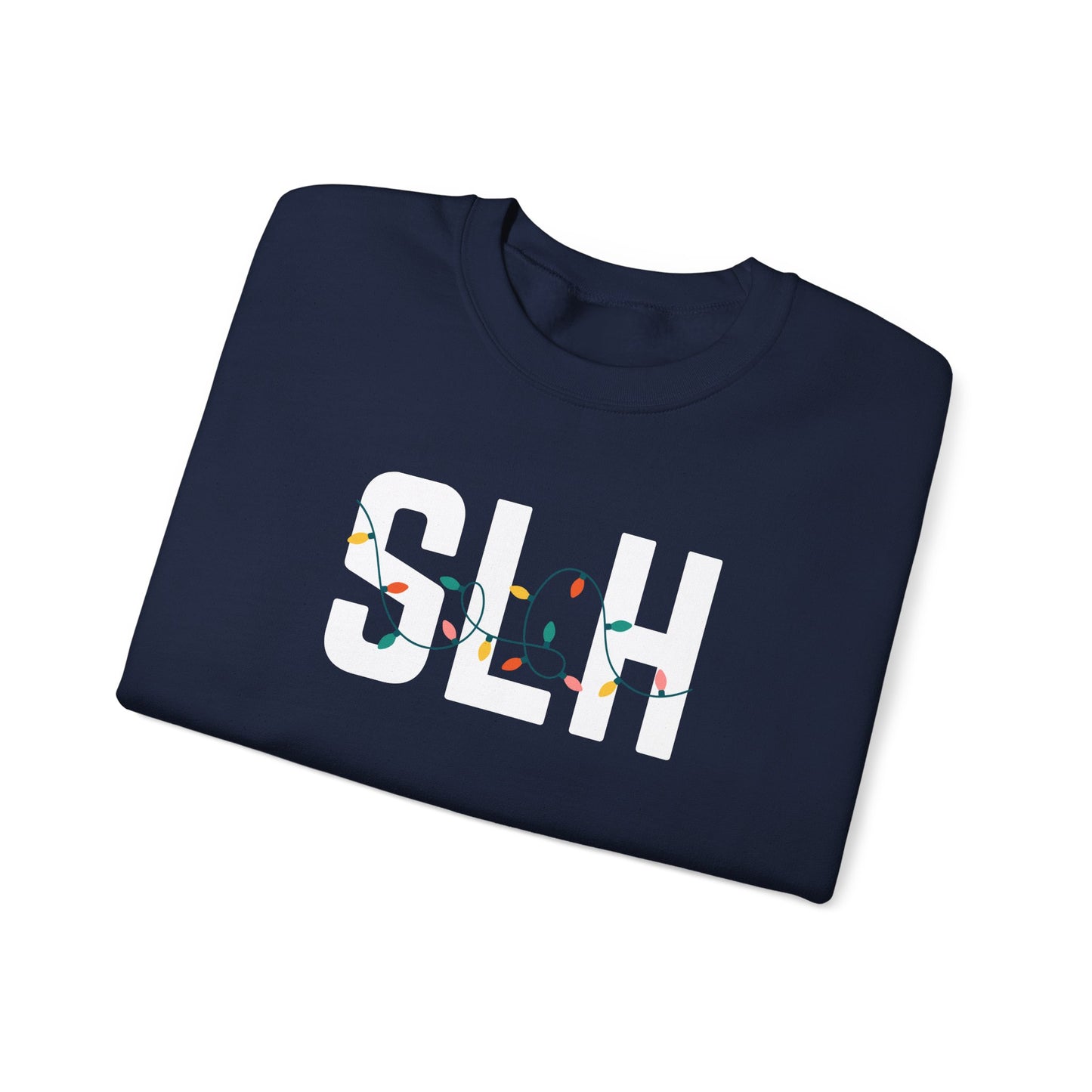 SLH HOLIDAY LIGHTS HEAVY BLEND CREWNECK