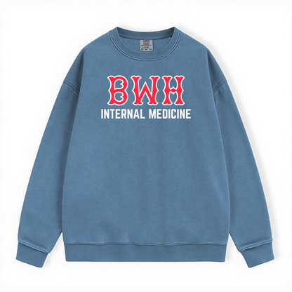 BWH INTERNAL MEDICINE COMFORT COLORS CREWNECK